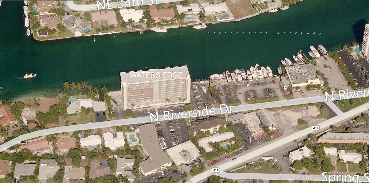 Aerial photo of Waters Edge