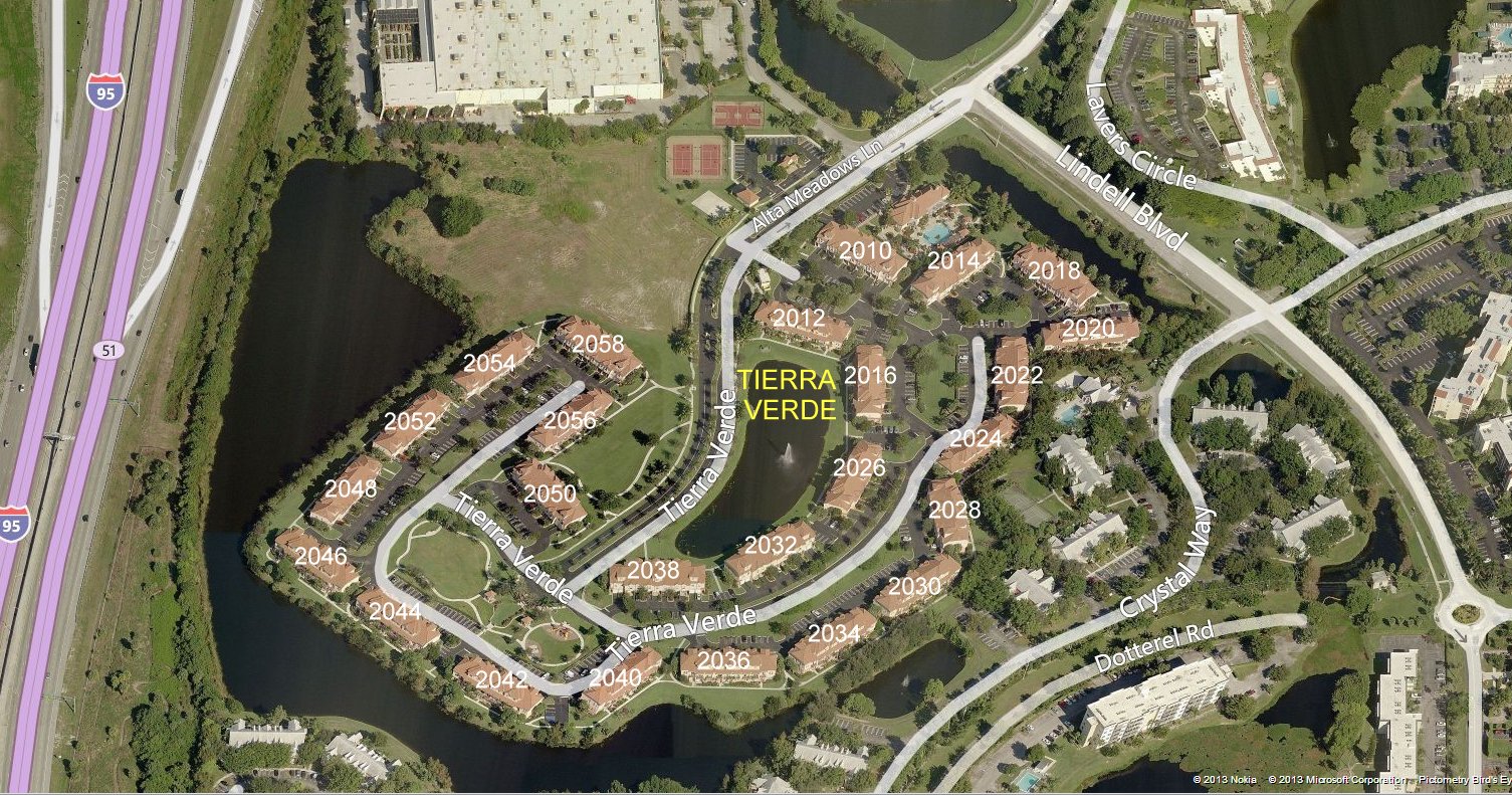 Aerial photo of Tierra Verde