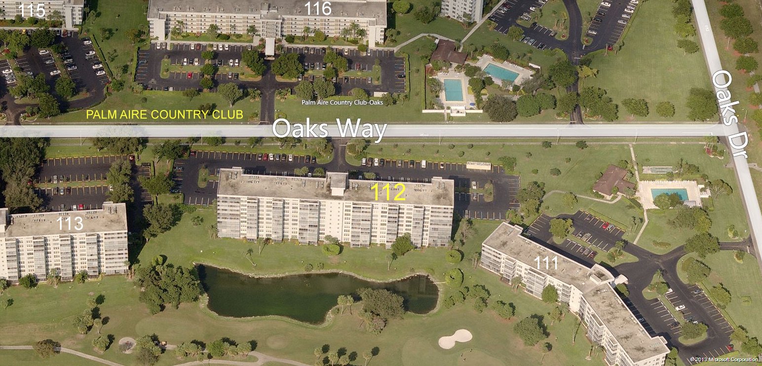 Aerial photo of Palm Aire 112