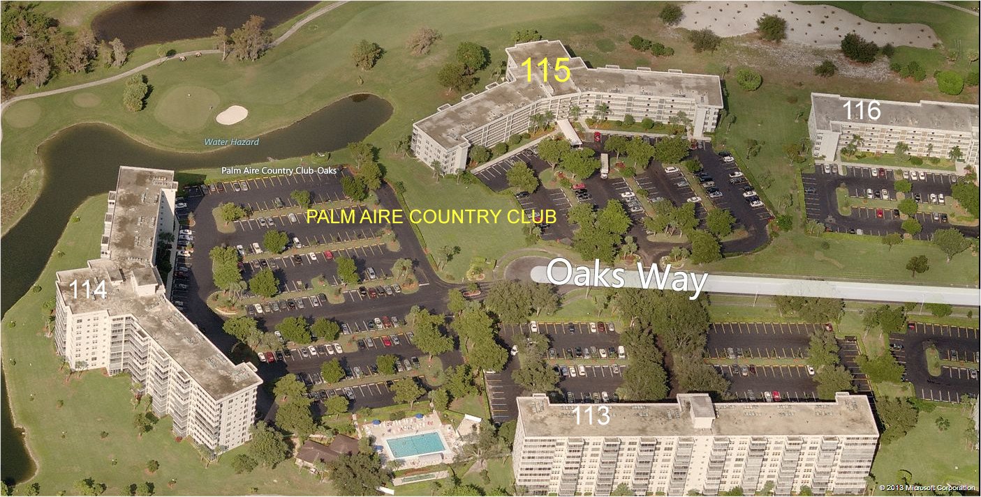 Aerial photo of Palm Aire 115