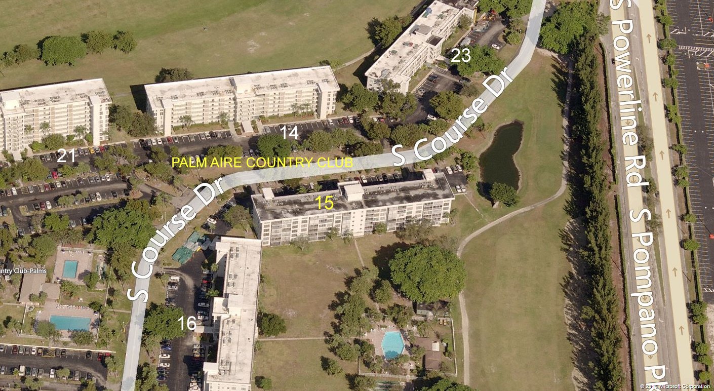 Aerial photo of Palm Aire 15