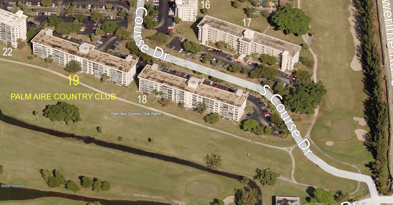 Aerial photo of Palm Aire 19