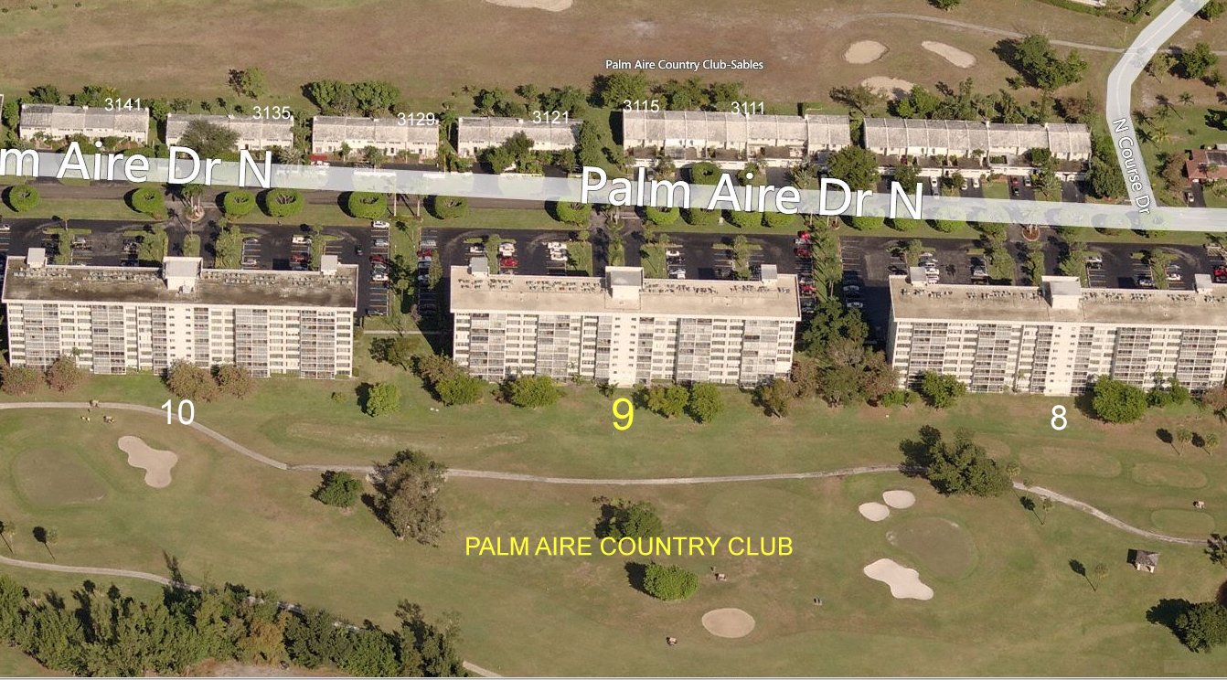 Aerial photo of Palm Aire 9