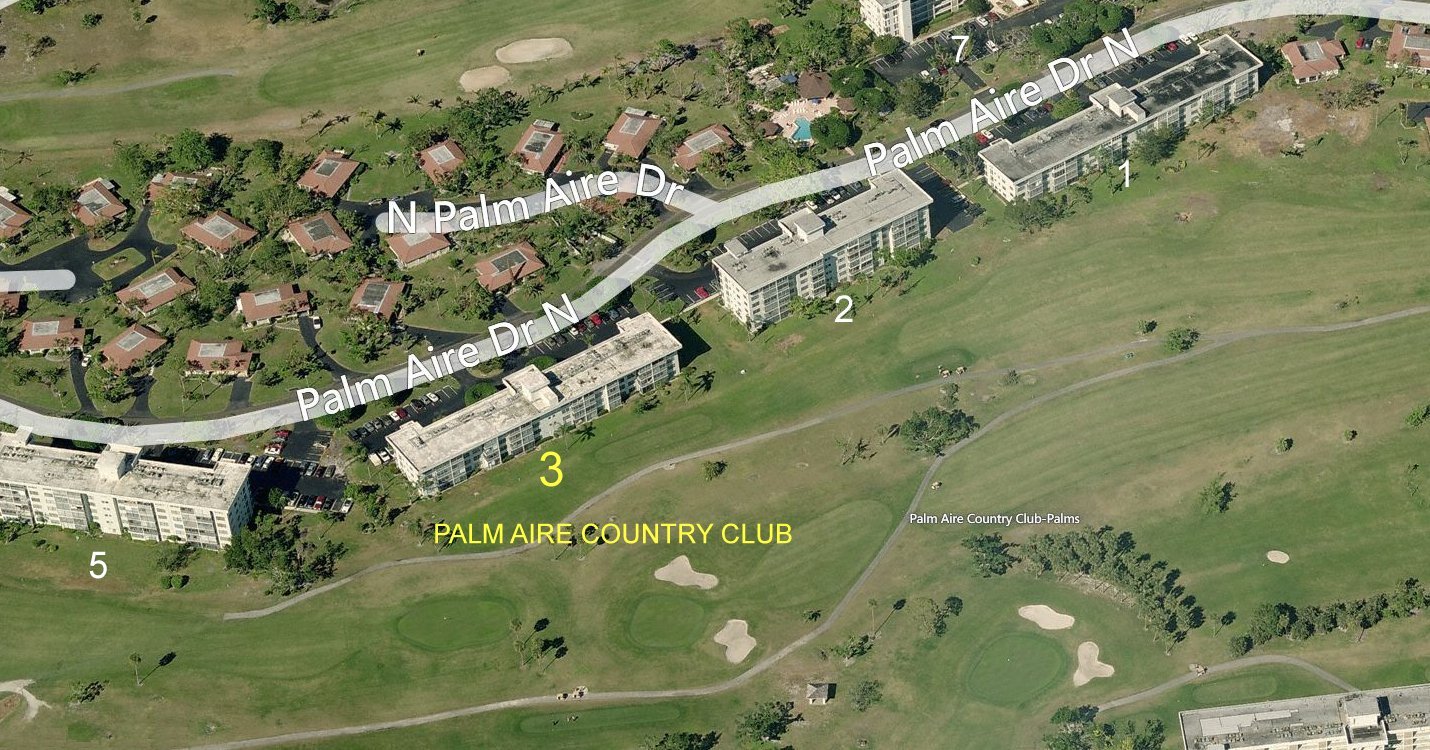 Aerial photo of Palm Aire 3