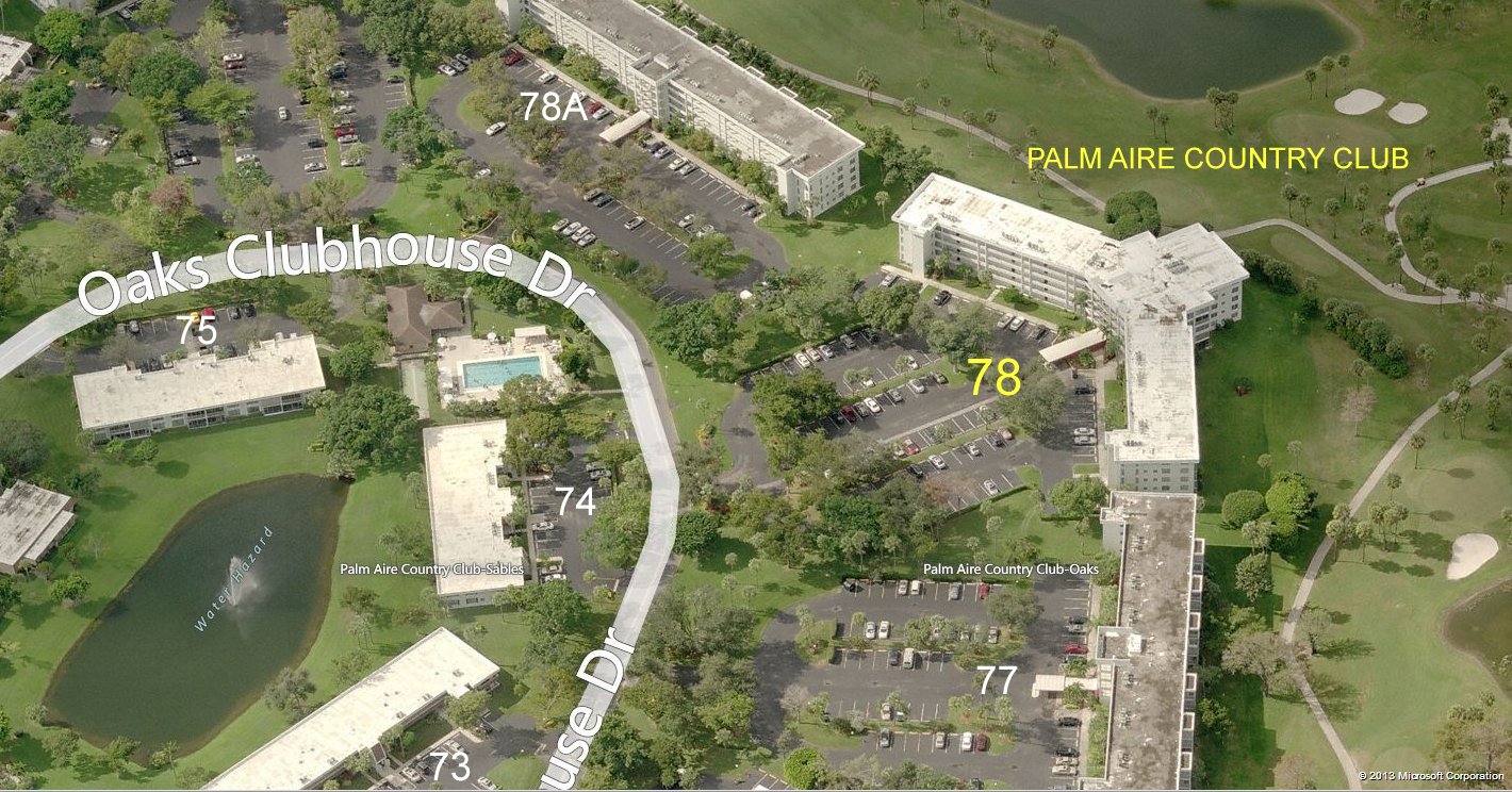 Aerial photo of Palm Aire 78