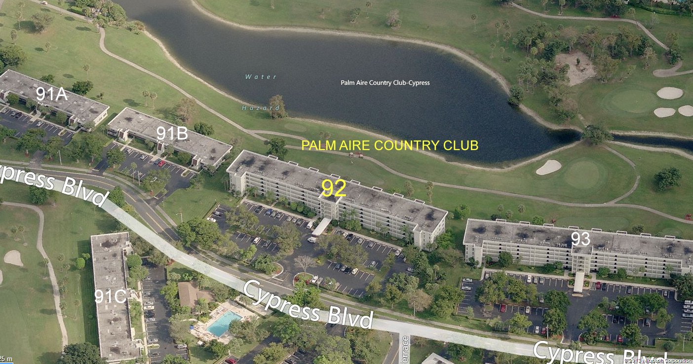 Aerial photo of Palm Aire 92