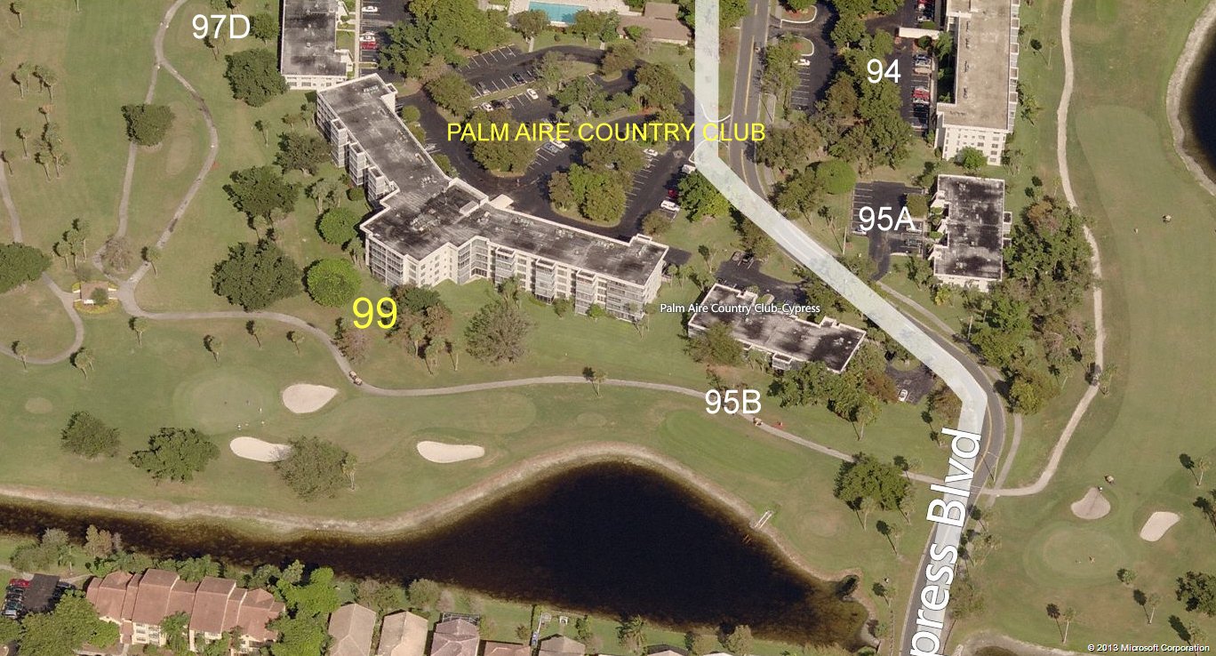 Aerial photo of Palm Aire 99