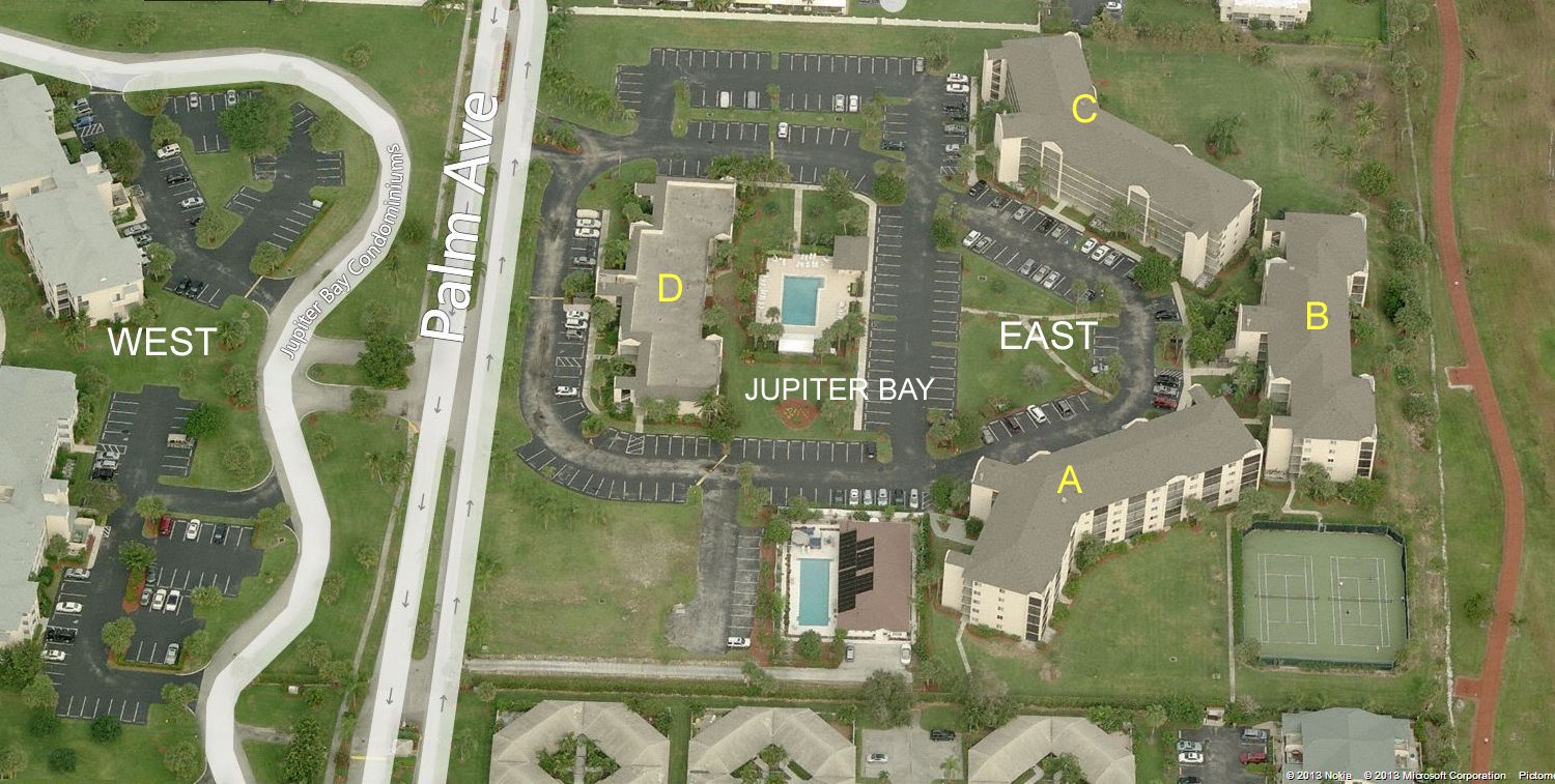 Aerial photo of Jupiter Bay East