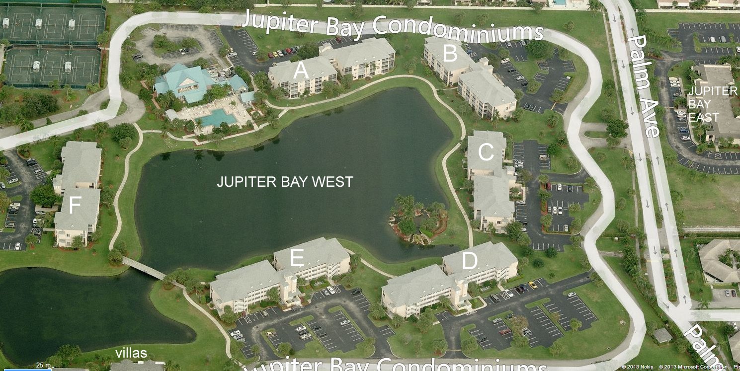 Aerial photo of Jupiter Bay West