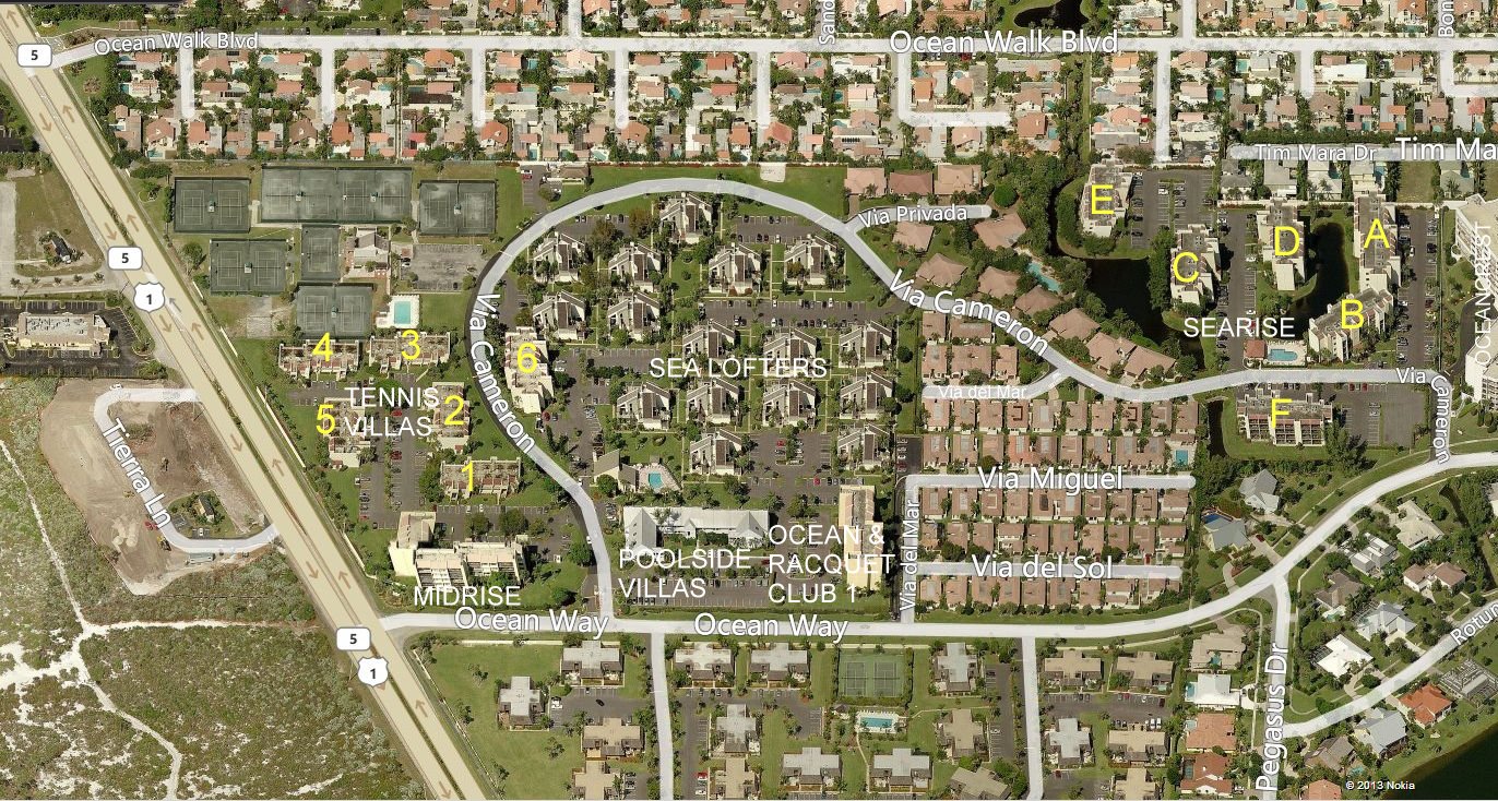 Aerial photo of Jupiter Ocean & Racquet Club