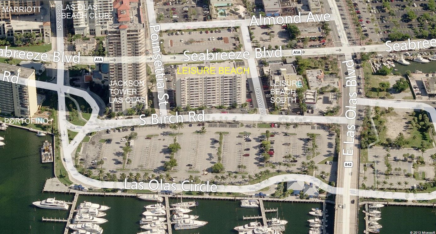 Aerial photo of Leisure Beach