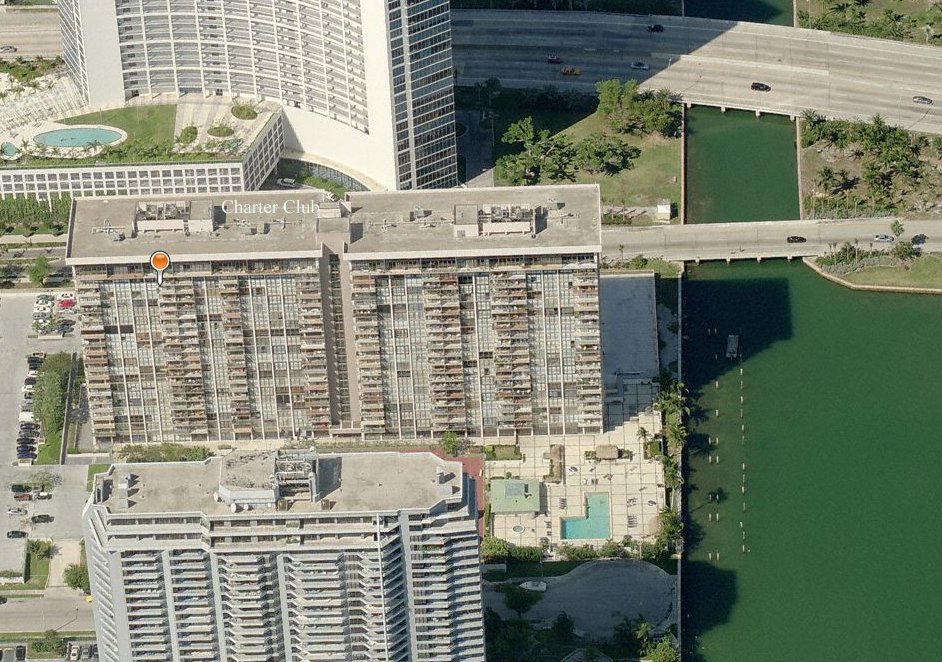 Aerial photo of Charter Club