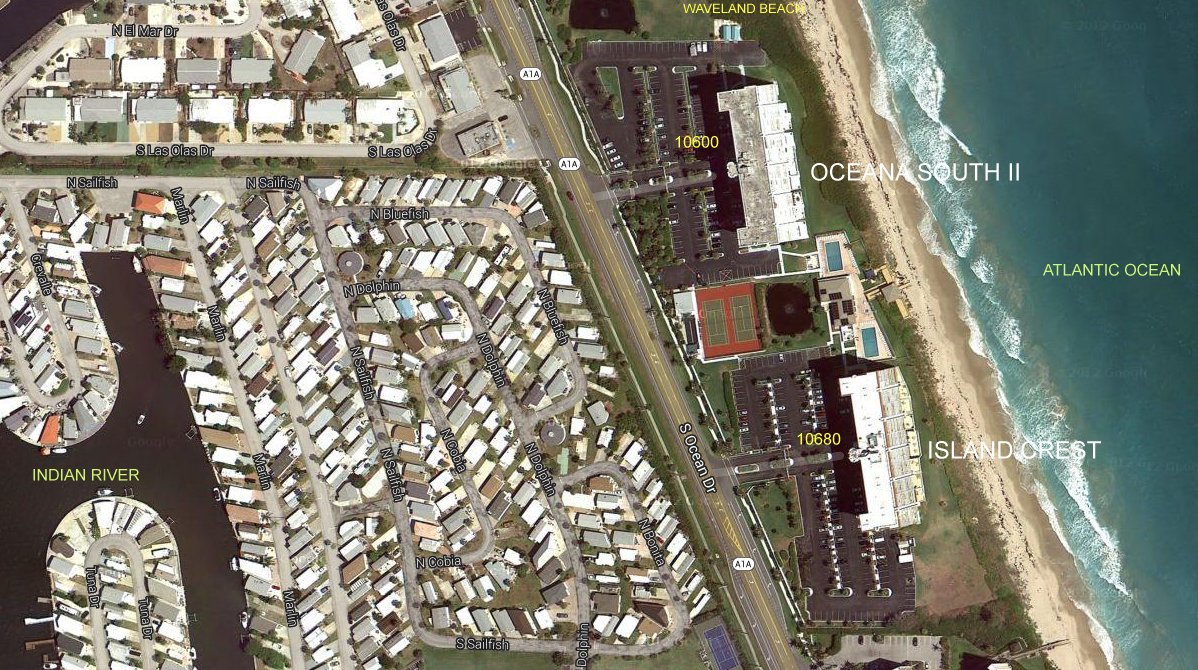 Aerial photo of Oceana South