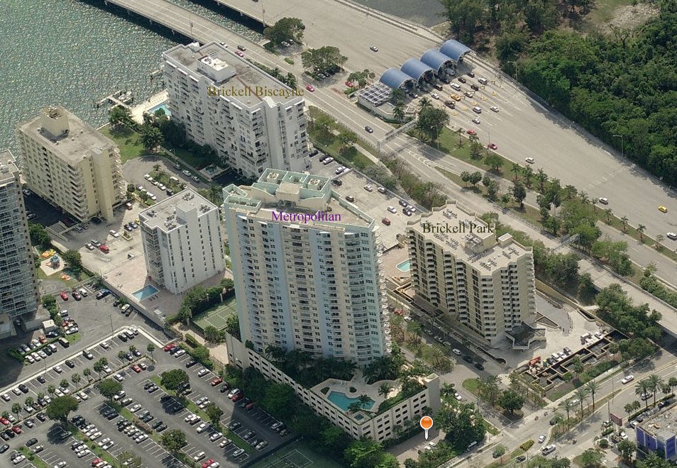 Aerial photo of Metropolitan Brickell