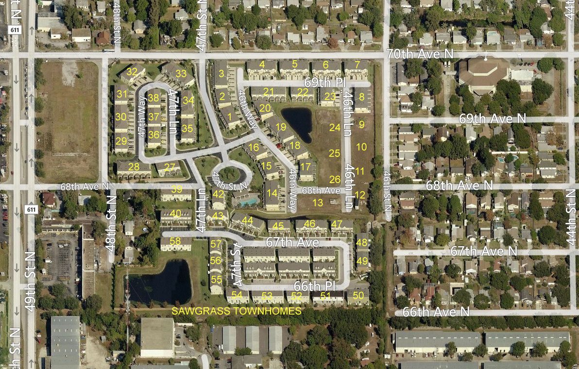 Aerial photo of Sawgrass Village