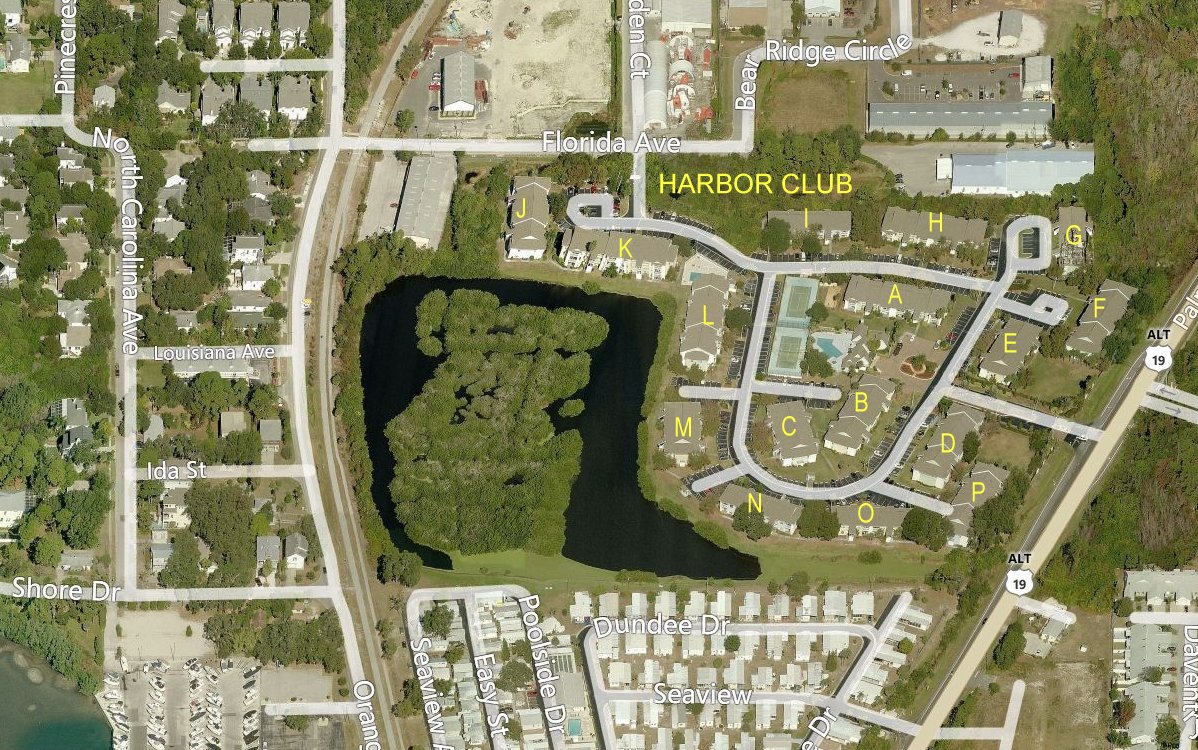 Aerial photo of Harbor Club
