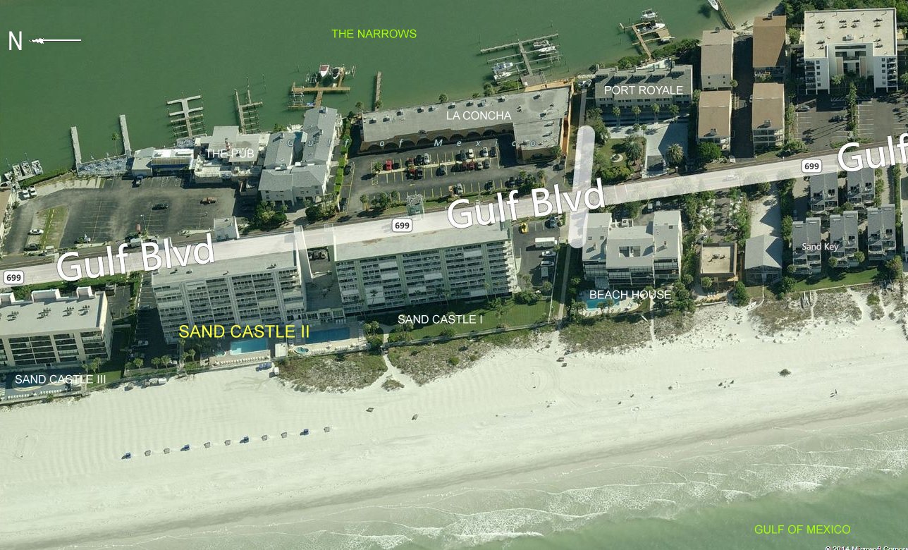 Aerial photo of Sand Castle II
