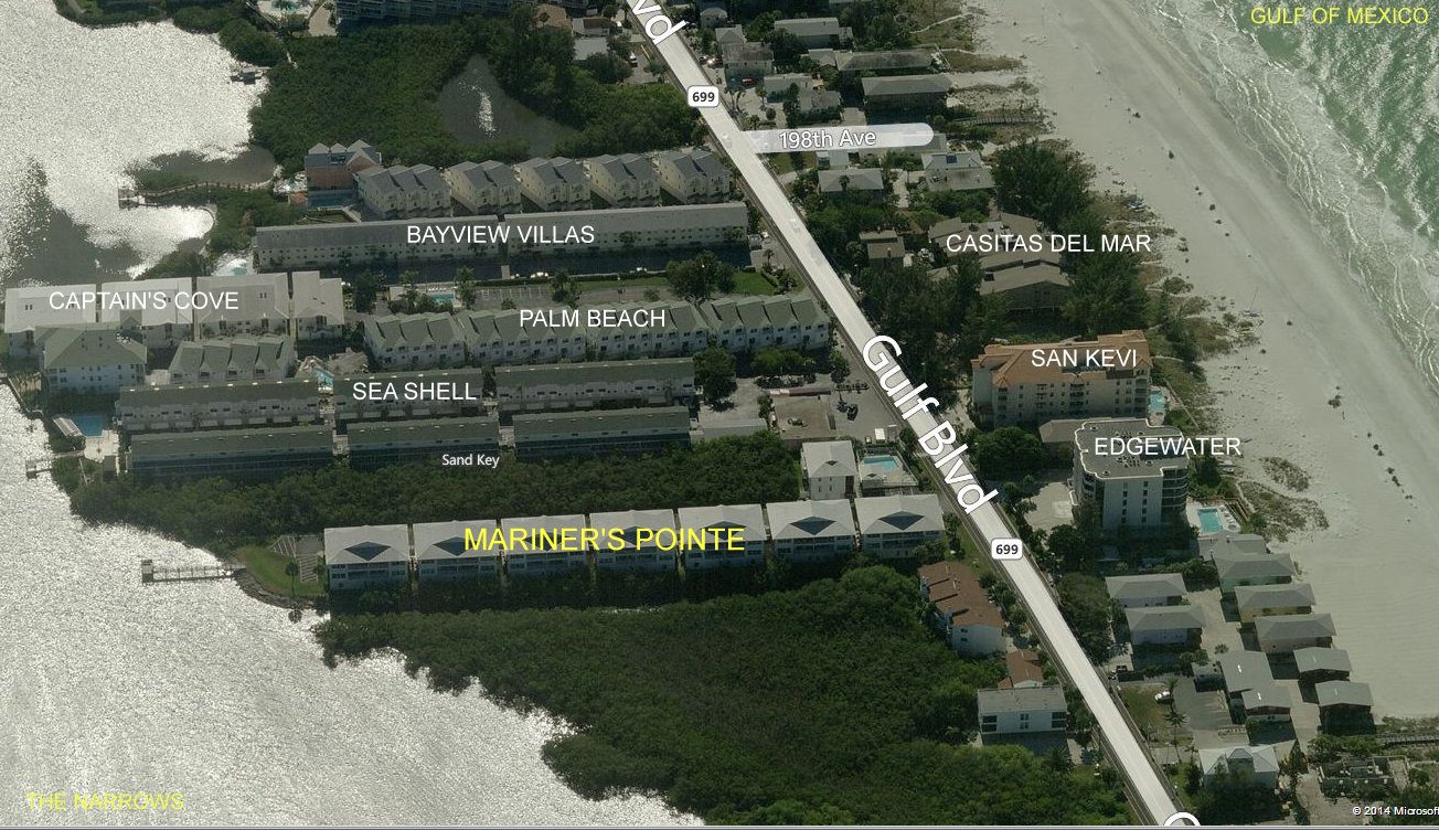 Aerial photo of Mariner's Pointe