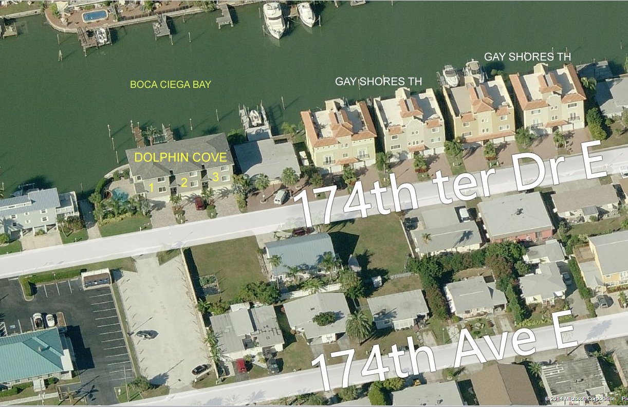 Aerial photo of Dolphin Cove (TH)