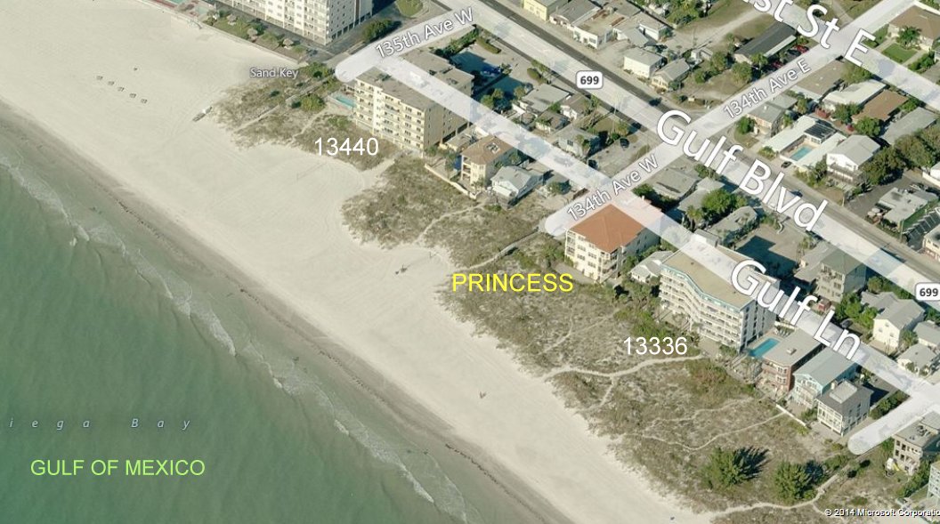 Aerial photo of Princess