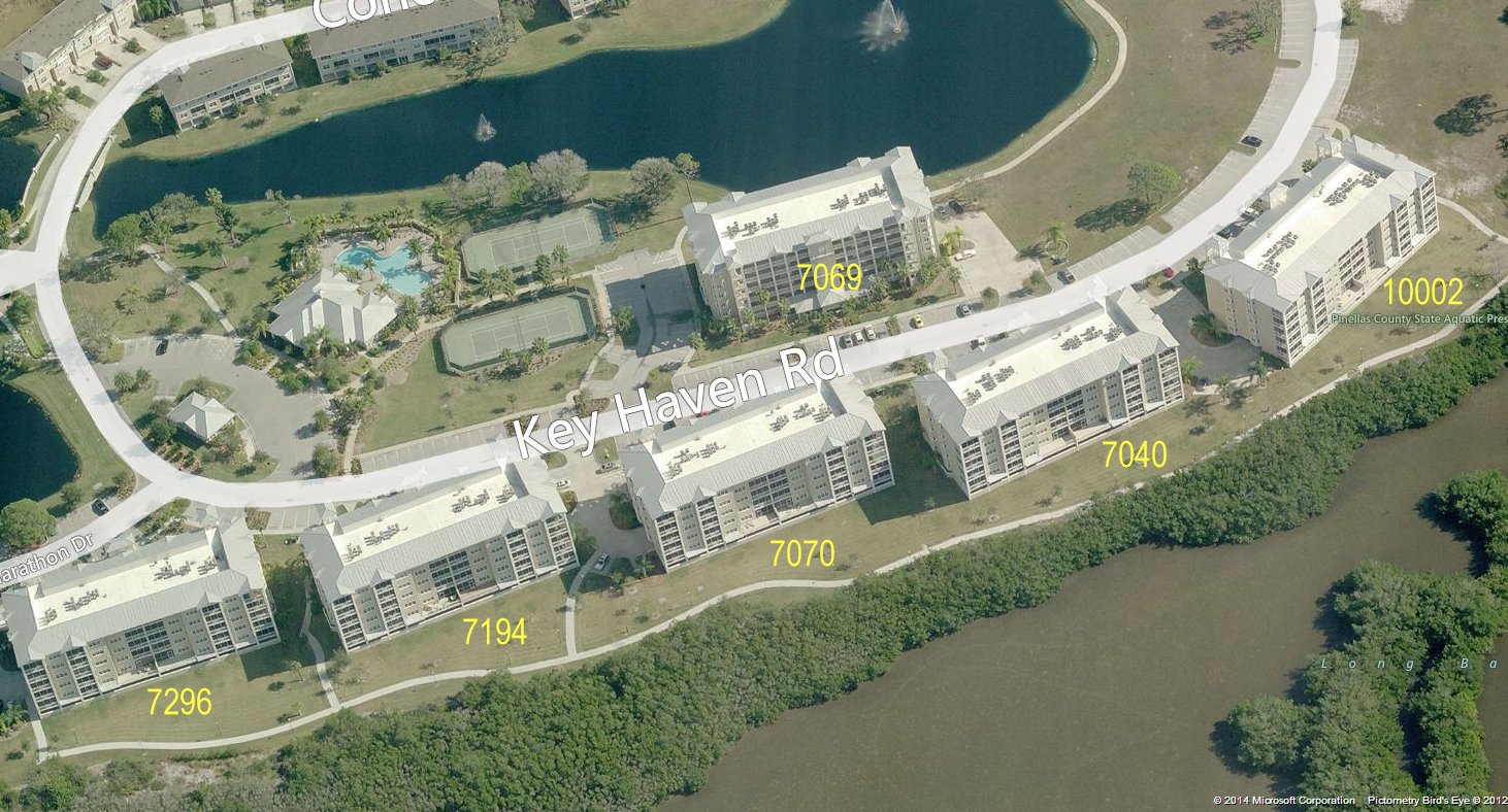 Aerial photo of Seminole Isle