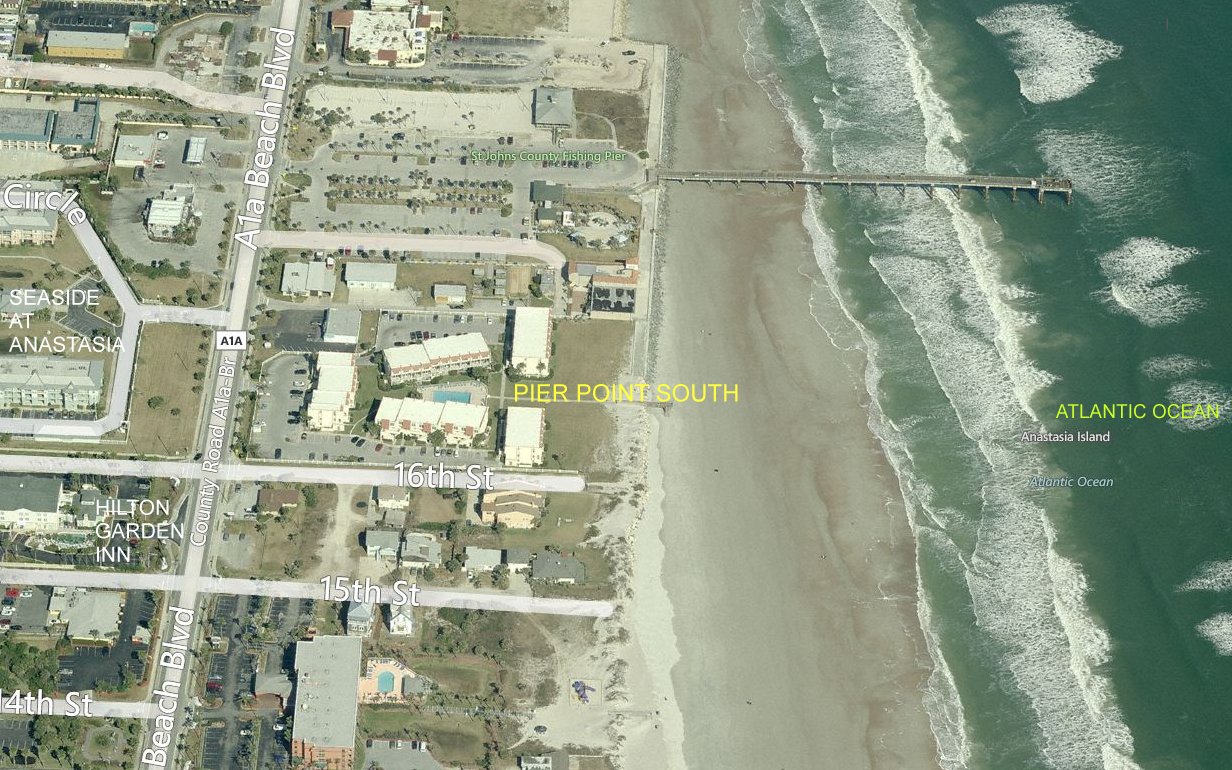 Aerial photo of Pier Point South