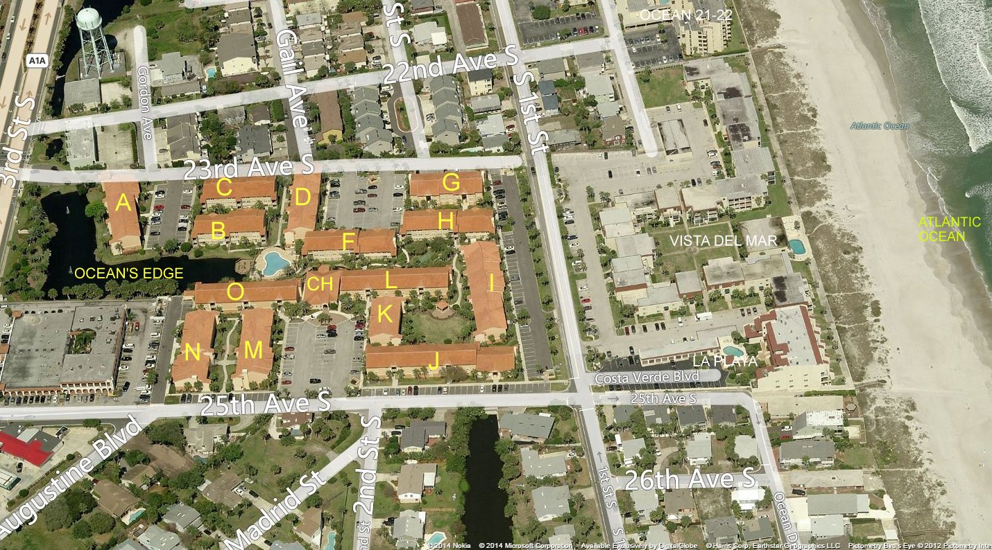 Aerial photo of Oceans Edge