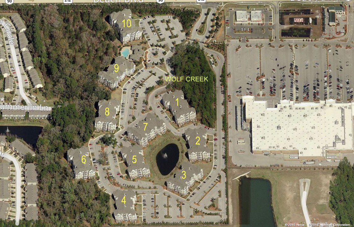 Aerial photo of Wolf Creek