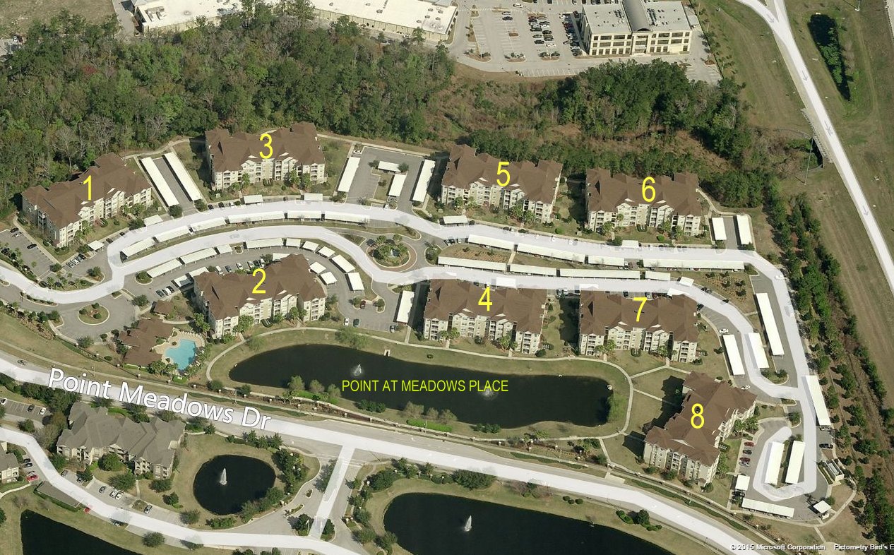 Aerial photo of Point Meadows Place