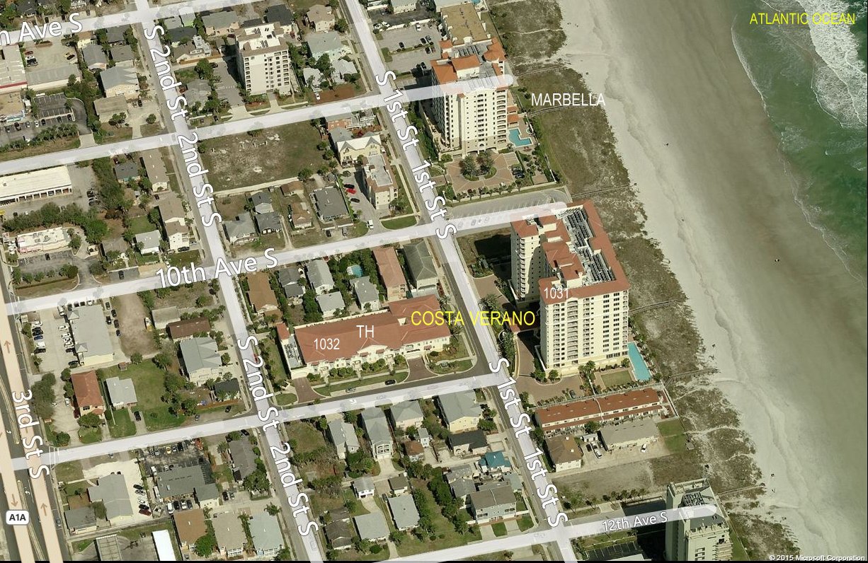 Aerial photo of Costa Verano