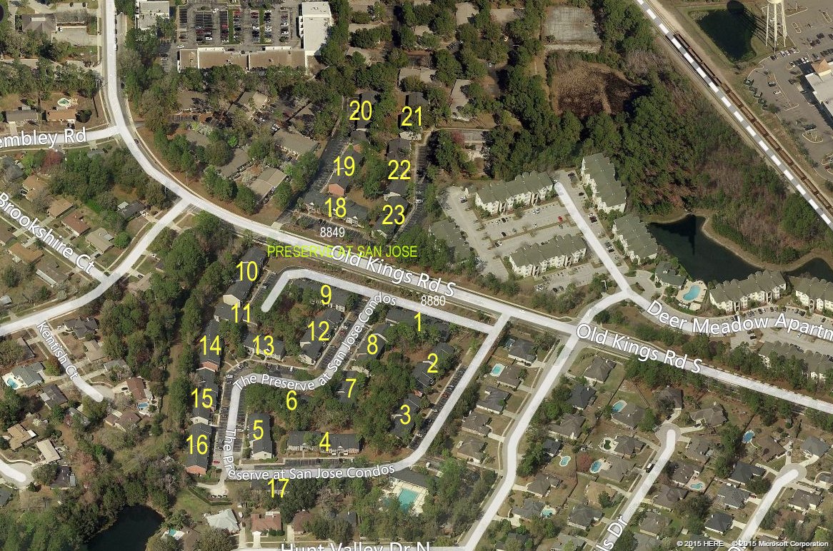 Aerial photo of Preserve at San Jose