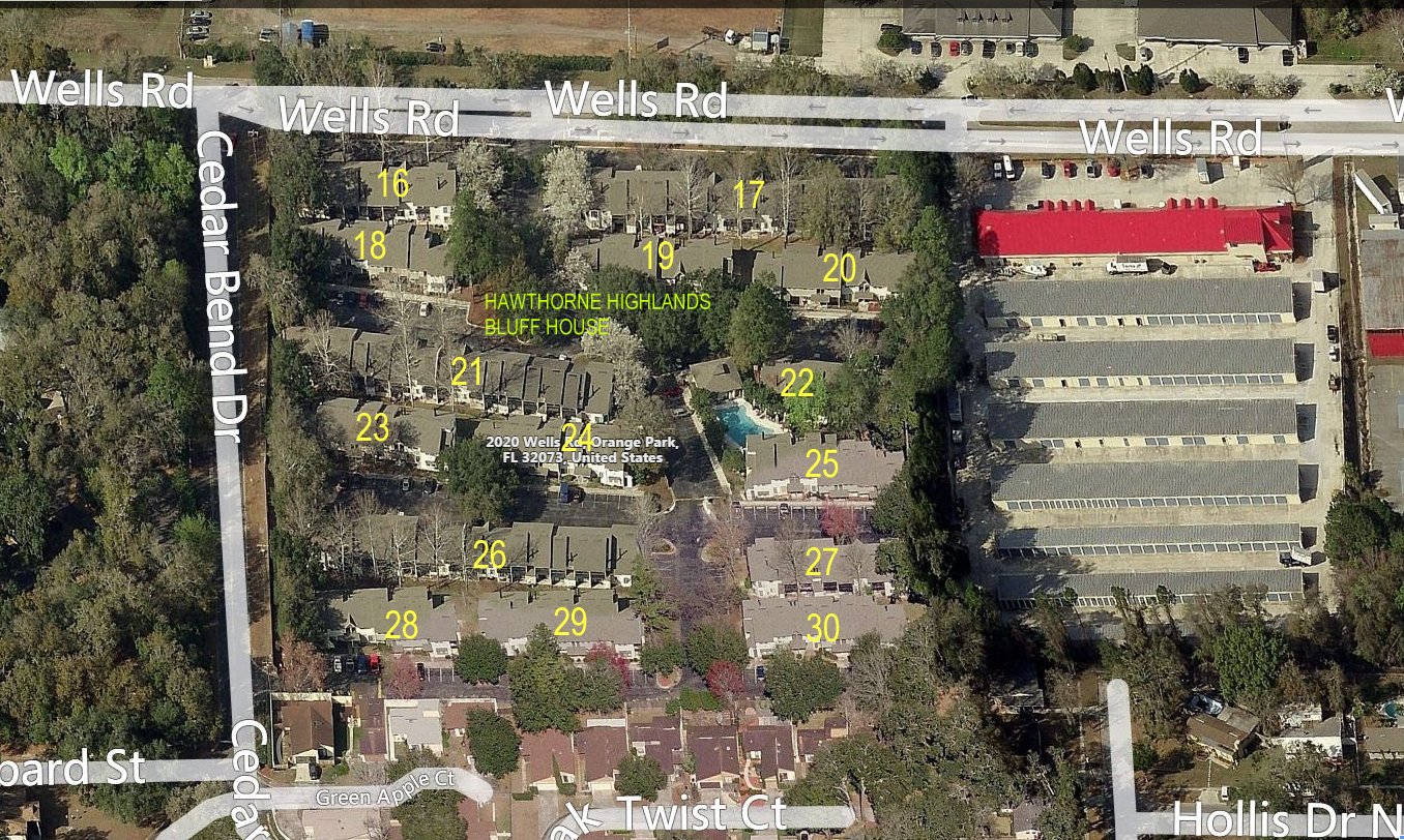 Aerial photo of Hawthorn Islands - Bluff House