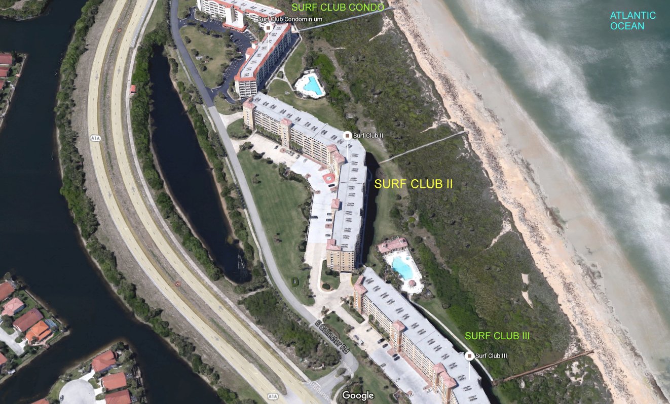 Aerial photo of Surf Club II