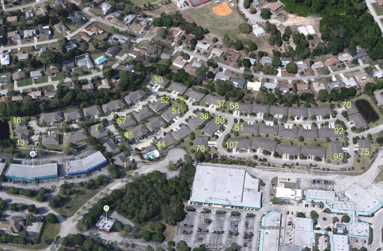 Aerial photo of Arbor Trace