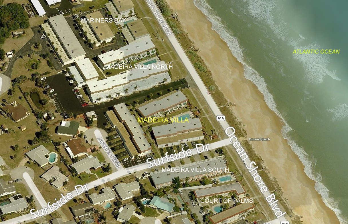 Aerial photo of Madeira Villa Central