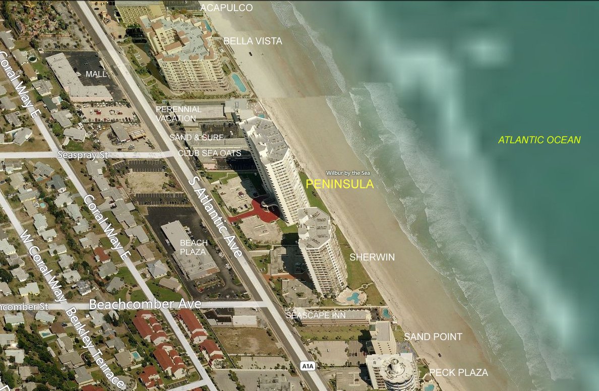 Aerial photo of Peninsula