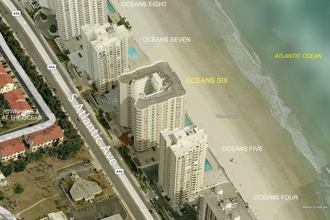 Aerial photo of Oceans Six