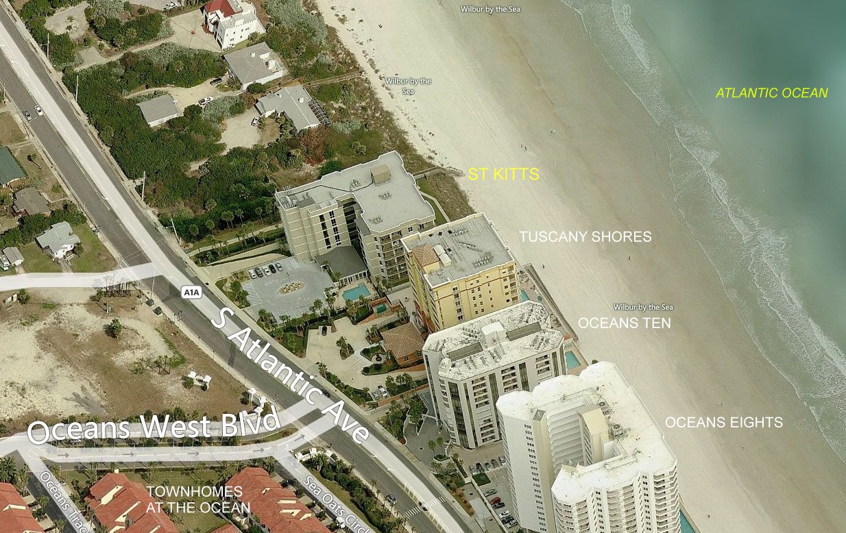 Aerial photo of St Kitts