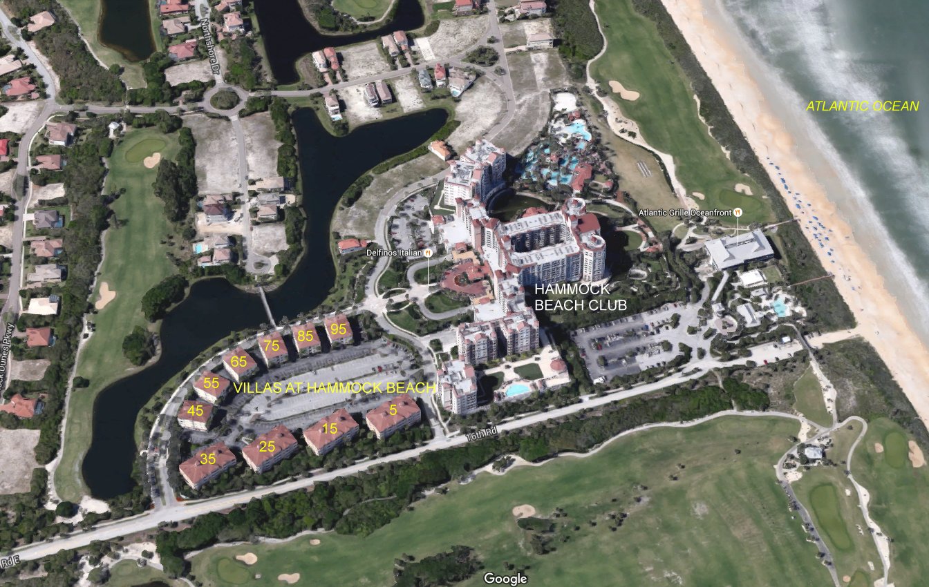 Aerial photo of Villas at Hammock Beach