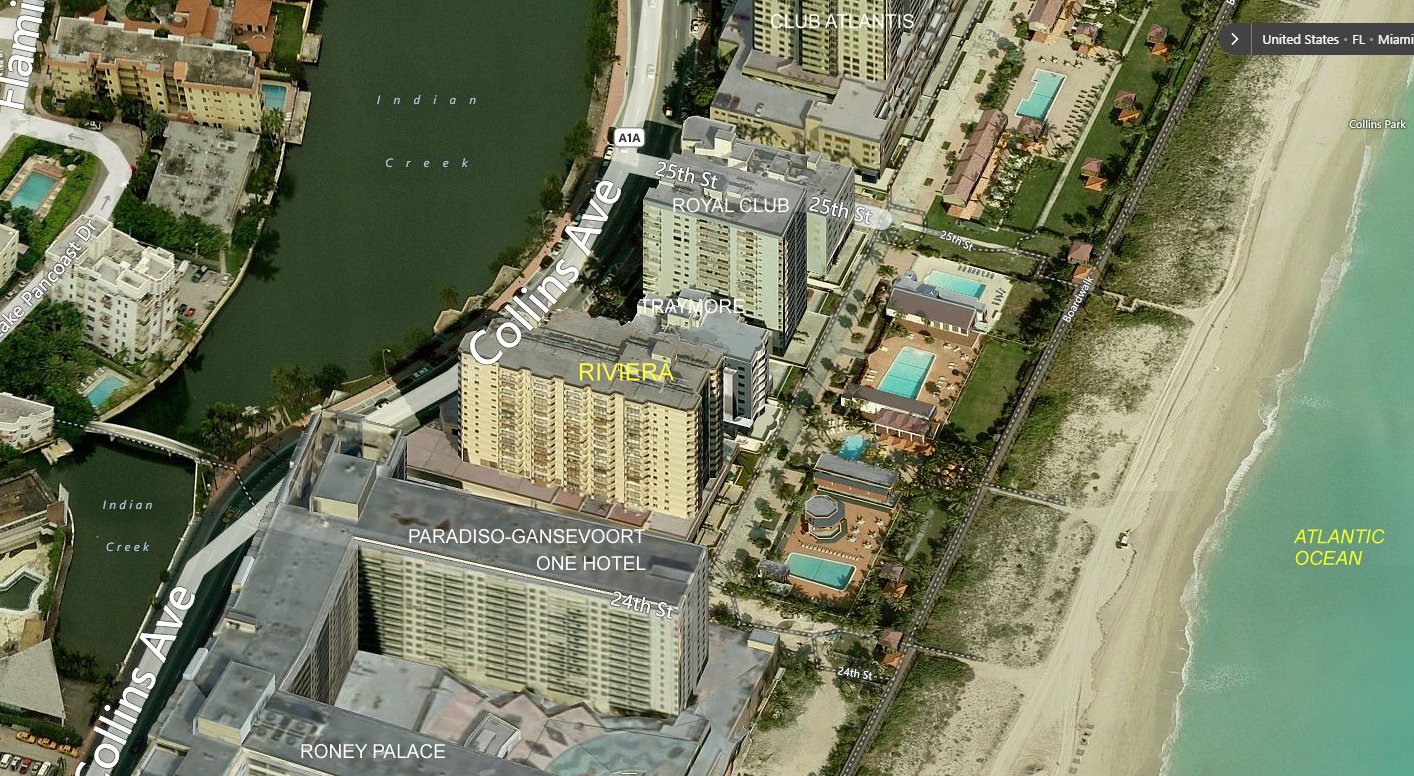 Aerial photo of Riviera