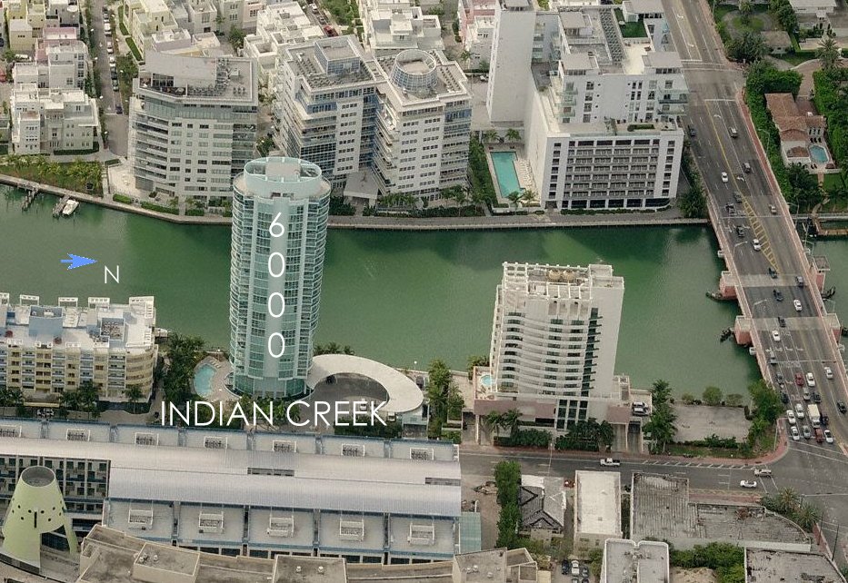 Aerial photo of 6000 Indian Creek