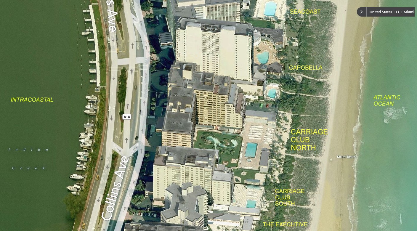 Aerial photo of Carriage Club North