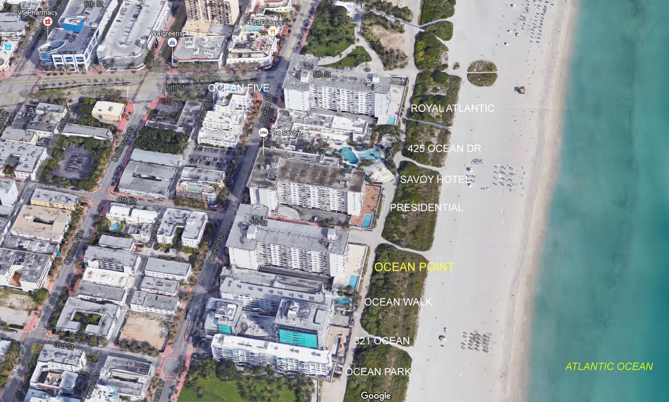 Aerial photo of Ocean Point