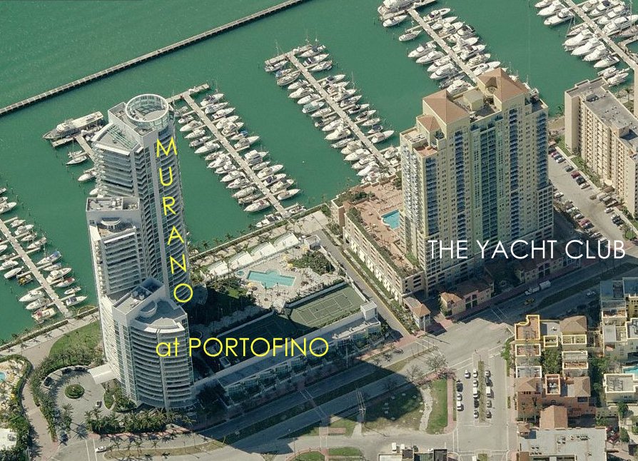 Aerial photo of Murano @ Portofino