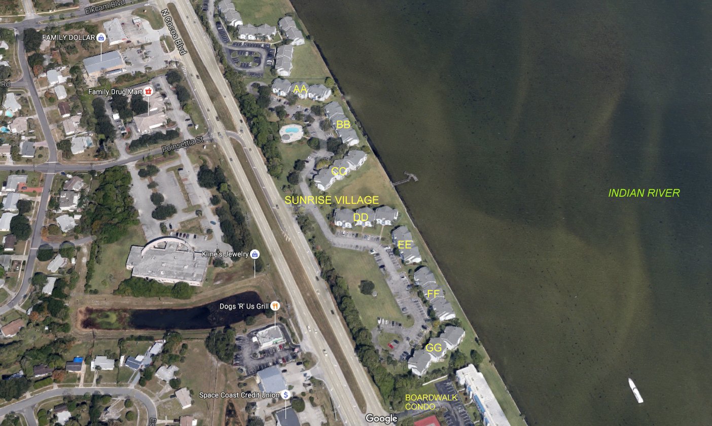 Aerial photo of Sunrise Village