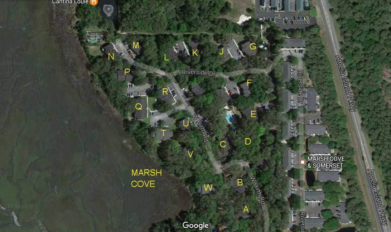 Aerial photo of Marsh Cove