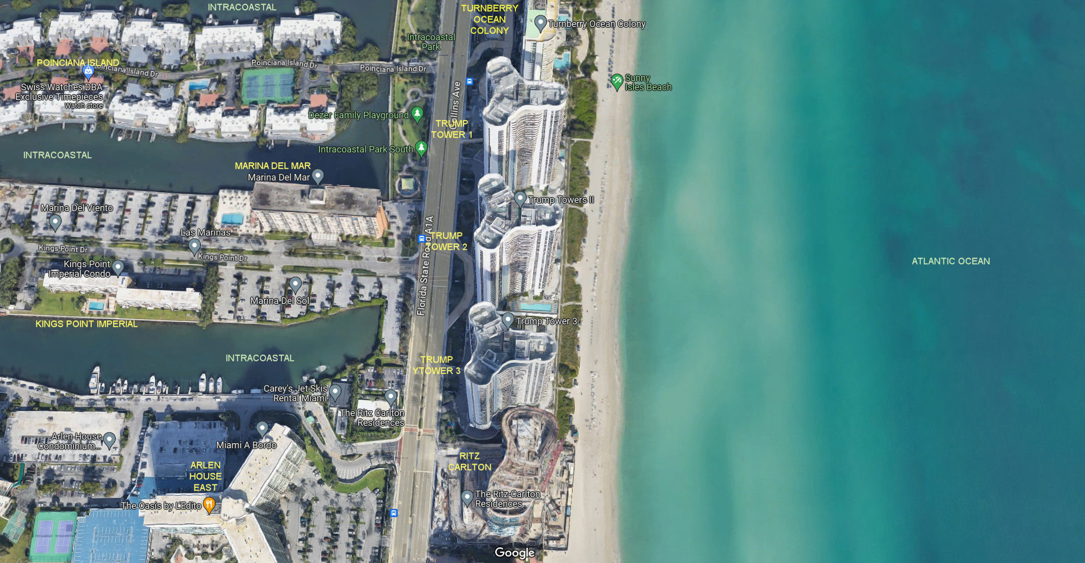 Aerial photo of Trump Tower 2