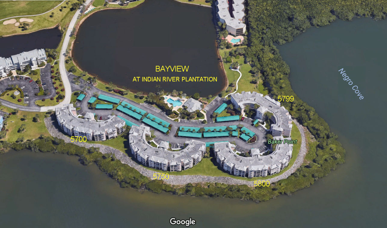 Aerial photo of Bayview at Indian River Plantation