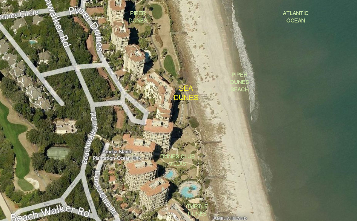Aerial photo of Sea Dunes