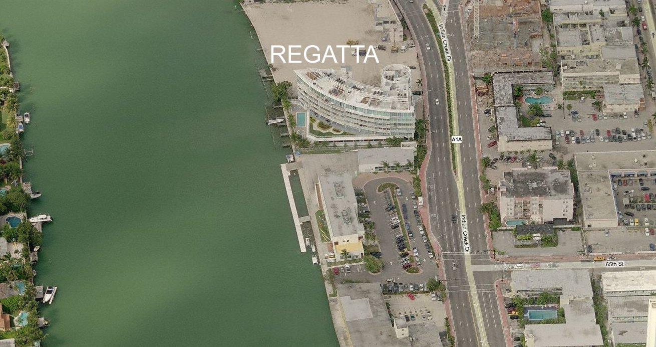 Aerial photo of Regatta